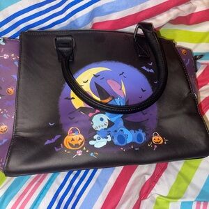 Hot Topic Black and Purple Halloween Bag